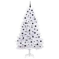 Albero di Natale Artificiale con Rami Pieghevoli Bianco 210 cm 3426604