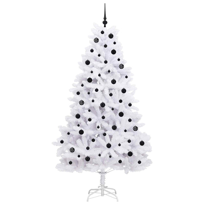 Albero di Natale Artificiale con Rami Pieghevoli Bianco 210 cm 3426604