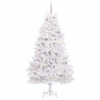 Albero di Natale Artificiale con Rami Pieghevoli Bianco 210 cm 3426605