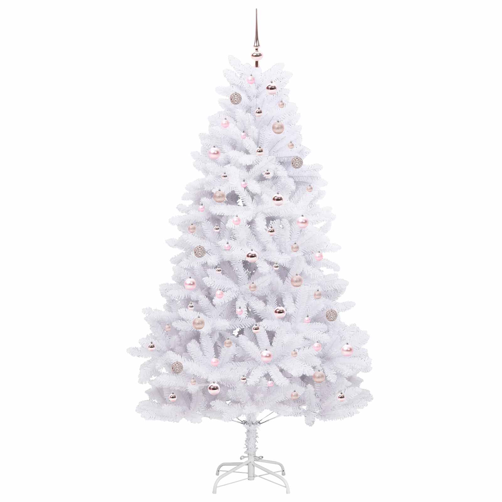 Albero di Natale Artificiale con Rami Pieghevoli Bianco 210 cm 3426605