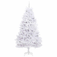 Albero di Natale Artificiale con Rami Pieghevoli Bianco 210 cm 3426608