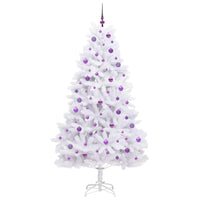 Albero di Natale Artificiale con Rami Pieghevoli Bianco 210 cm 3426609
