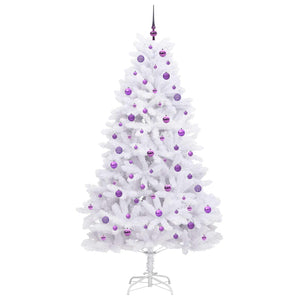 Albero di Natale Artificiale con Rami Pieghevoli Bianco 210 cm 3426609