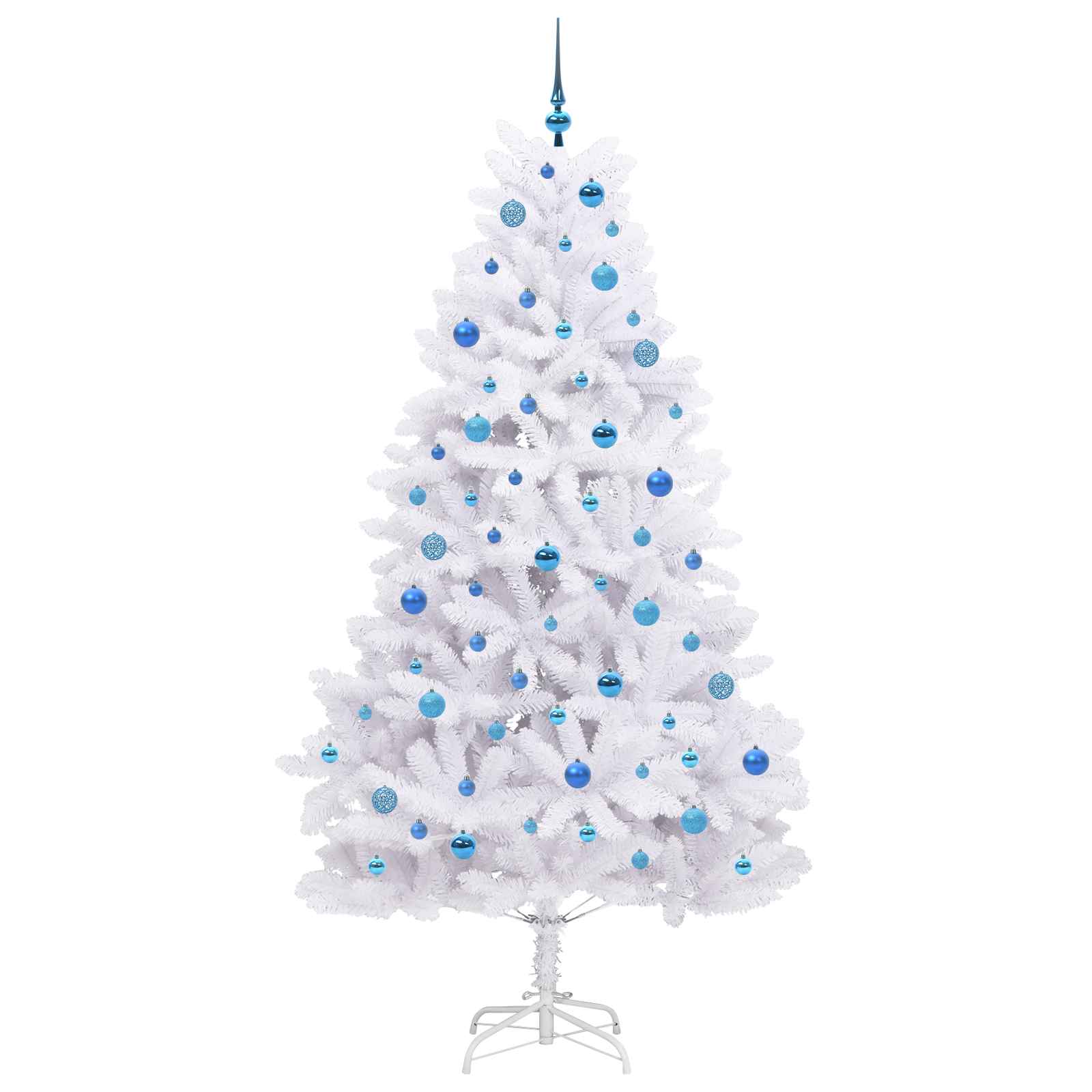 Albero di Natale Artificiale con Rami Pieghevoli Bianco 210 cm 3426610