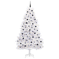 Albero di Natale Artificiale con Rami Pieghevoli Bianco 240 cm 3426613