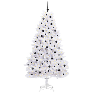 Albero di Natale Artificiale con Rami Pieghevoli Bianco 240 cm 3426613
