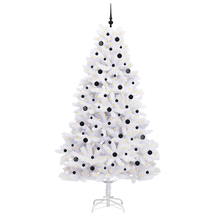 Albero di Natale Artificiale con Rami Pieghevoli Bianco 240 cm 3426613