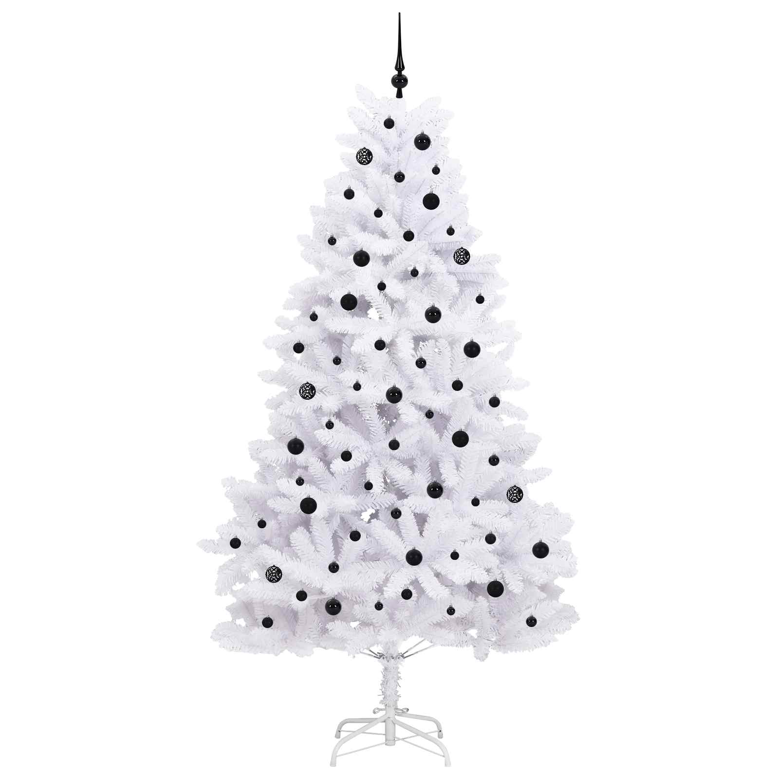 Albero di Natale Artificiale con Rami Pieghevoli Bianco 240 cm 3426613