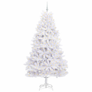 Albero di Natale Artificiale con Rami Pieghevoli Bianco 240 cm 3426615