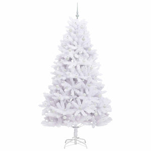 Albero di Natale Artificiale con Rami Pieghevoli Bianco 240 cm 3426615