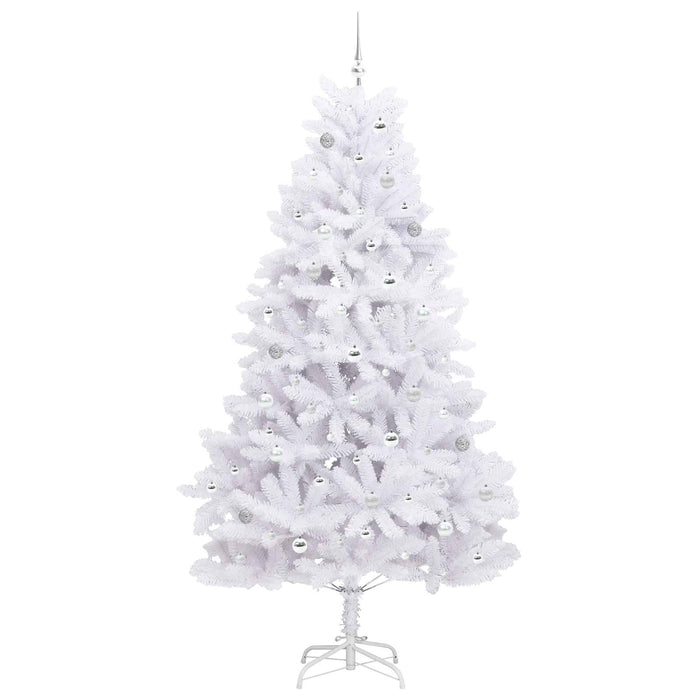 Albero di Natale Artificiale con Rami Pieghevoli Bianco 240 cm 3426617