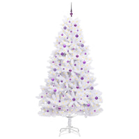 Albero di Natale Artificiale con Rami Pieghevoli Bianco 240 cm 3426618
