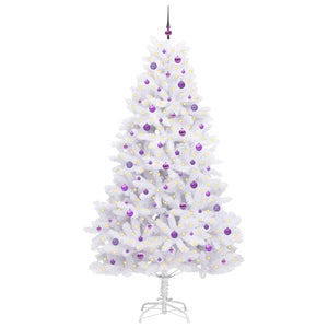 Albero di Natale Artificiale con Rami Pieghevoli Bianco 240 cm 3426618