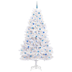Albero di Natale Artificiale con Rami Pieghevoli Bianco 240 cm 3426619