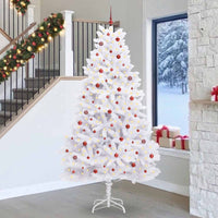Albero di Natale Artificiale con Rami Pieghevoli Bianco 270 cm 3426621