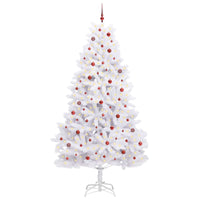 Albero di Natale Artificiale con Rami Pieghevoli Bianco 270 cm 3426621