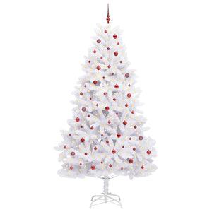 Albero di Natale Artificiale con Rami Pieghevoli Bianco 270 cm 3426621