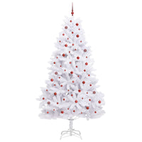 Albero di Natale Artificiale con Rami Pieghevoli Bianco 270 cm 3426621