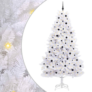 Albero di Natale Artificiale con Rami Pieghevoli Bianco 270 cm 3426622