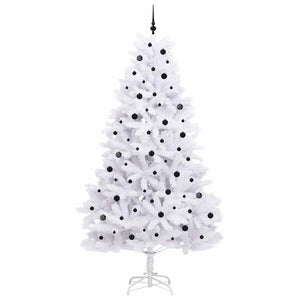 Albero di Natale Artificiale con Rami Pieghevoli Bianco 270 cm 3426622