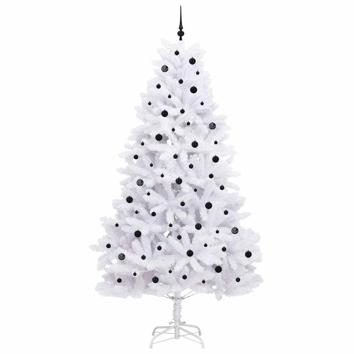 Albero di Natale Artificiale con Rami Pieghevoli Bianco 270 cm 3426622
