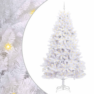 Albero di Natale Artificiale con Rami Pieghevoli Bianco 270 cm 3426626