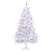 Albero di Natale Artificiale con Rami Pieghevoli Bianco 270 cm 3426627
