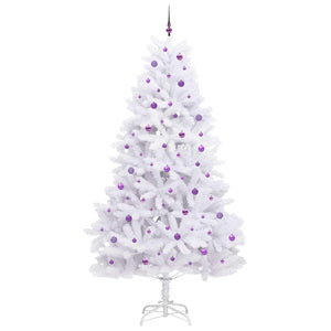 Albero di Natale Artificiale con Rami Pieghevoli Bianco 270 cm 3426627