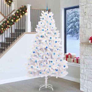 Albero di Natale Artificiale con Rami Pieghevoli Bianco 270 cm 3426628