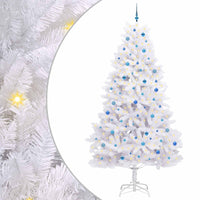 Albero di Natale Artificiale con Rami Pieghevoli Bianco 270 cm 3426628