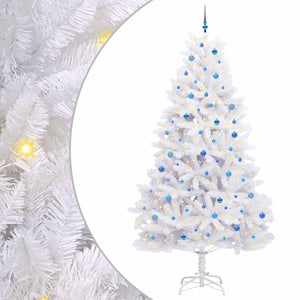 Albero di Natale Artificiale con Rami Pieghevoli Bianco 270 cm 3426628