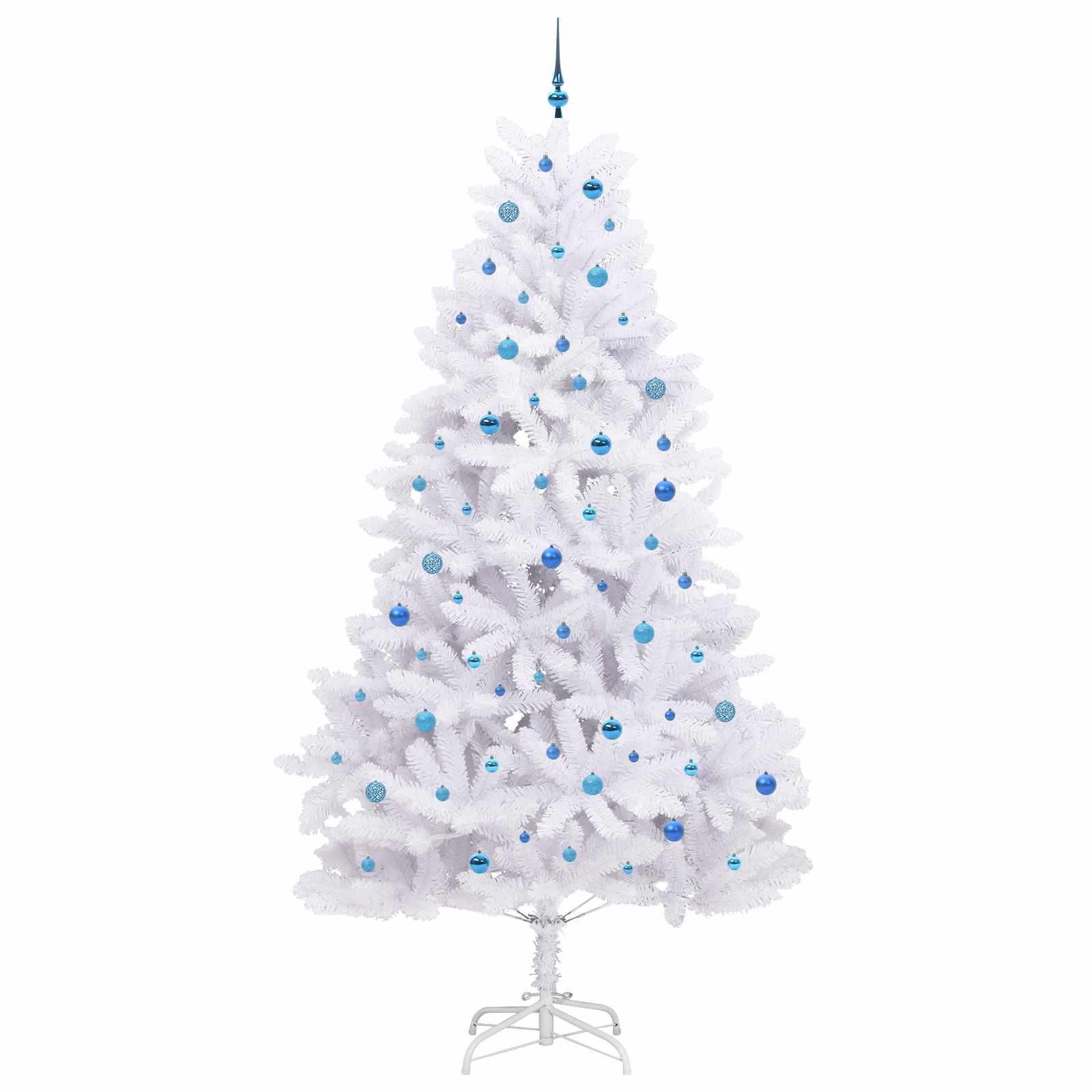 Albero di Natale Artificiale con Rami Pieghevoli Bianco 270 cm 3426628