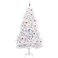 Albero di Natale Artificiale con Rami Pieghevoli Bianco 270 cm 3426629