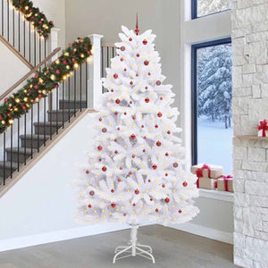 Albero di Natale Artificiale con Rami Pieghevoli Bianco 300 cm 3426630