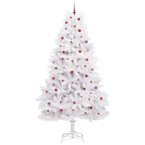 Albero di Natale Artificiale con Rami Pieghevoli Bianco 300 cm 3426630