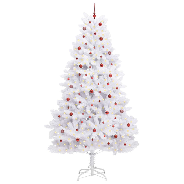 Albero di Natale Artificiale con Rami Pieghevoli Bianco 300 cm 3426630