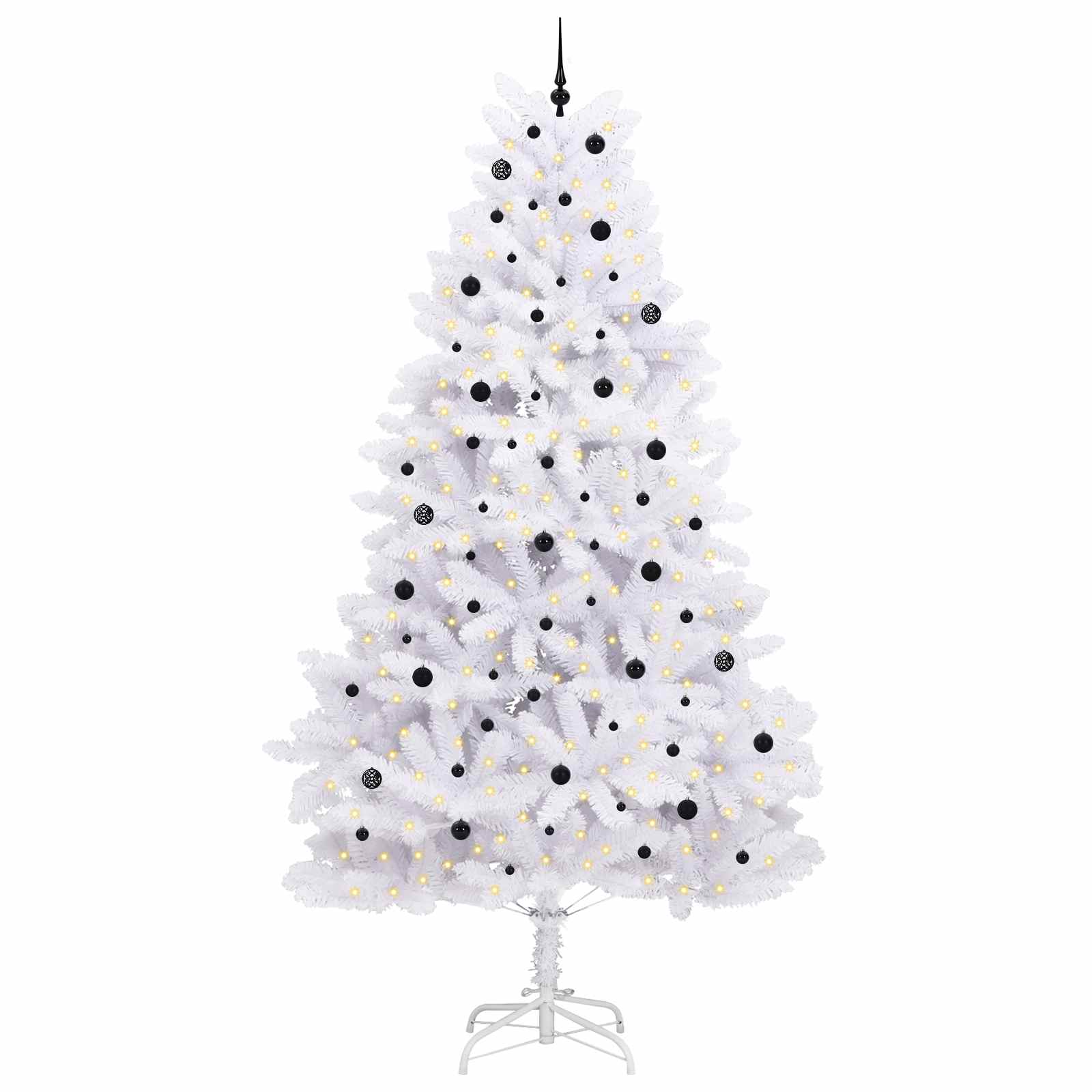 Albero di Natale Artificiale con Rami Pieghevoli Bianco 300 cm 3426631