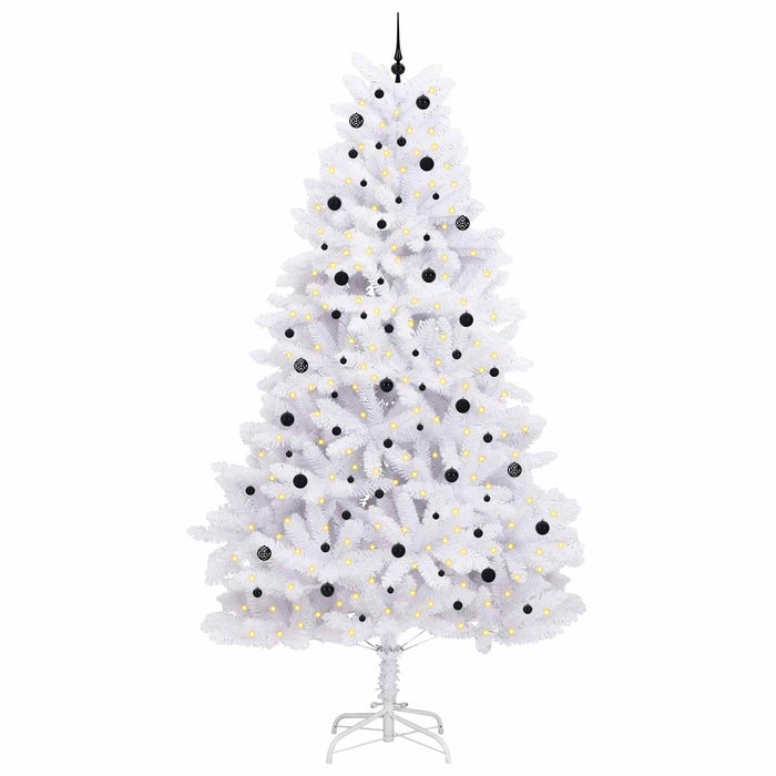 Albero di Natale Artificiale con Rami Pieghevoli Bianco 300 cm 3426631