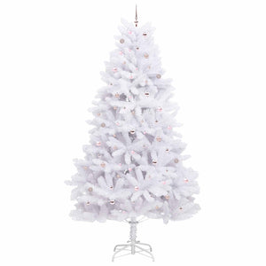 Albero di Natale Artificiale con Rami Pieghevoli Bianco 300 cm 3426632