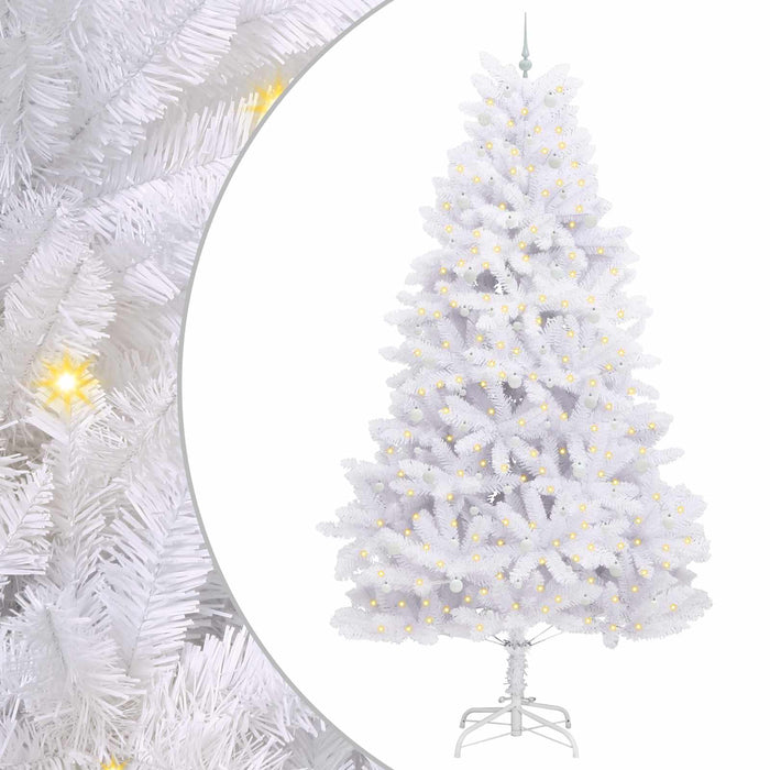 Albero di Natale Artificiale con Rami Pieghevoli Bianco 300 cm 3426633