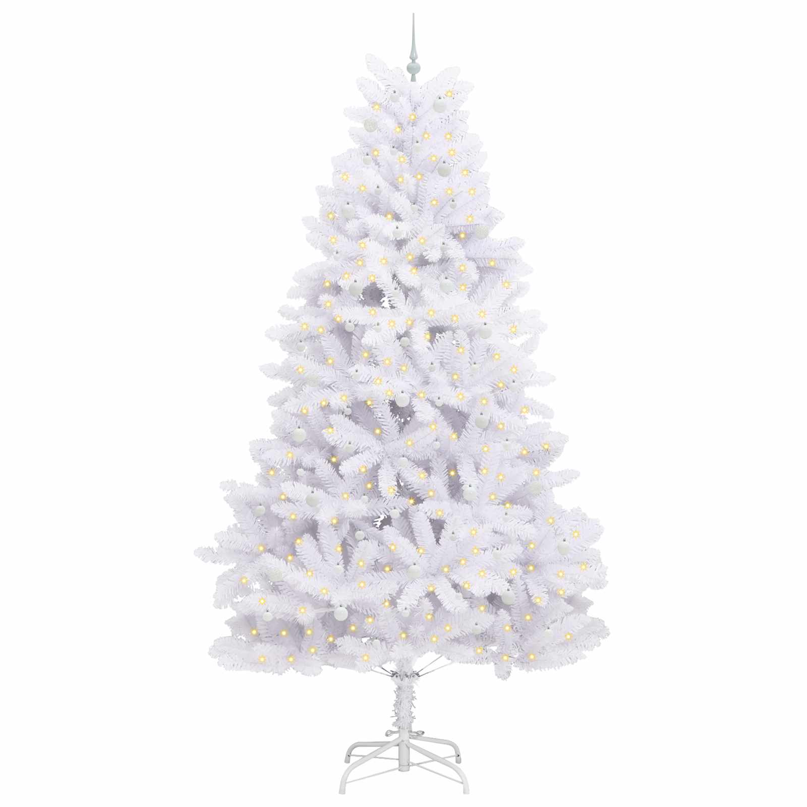 Albero di Natale Artificiale con Rami Pieghevoli Bianco 300 cm 3426633