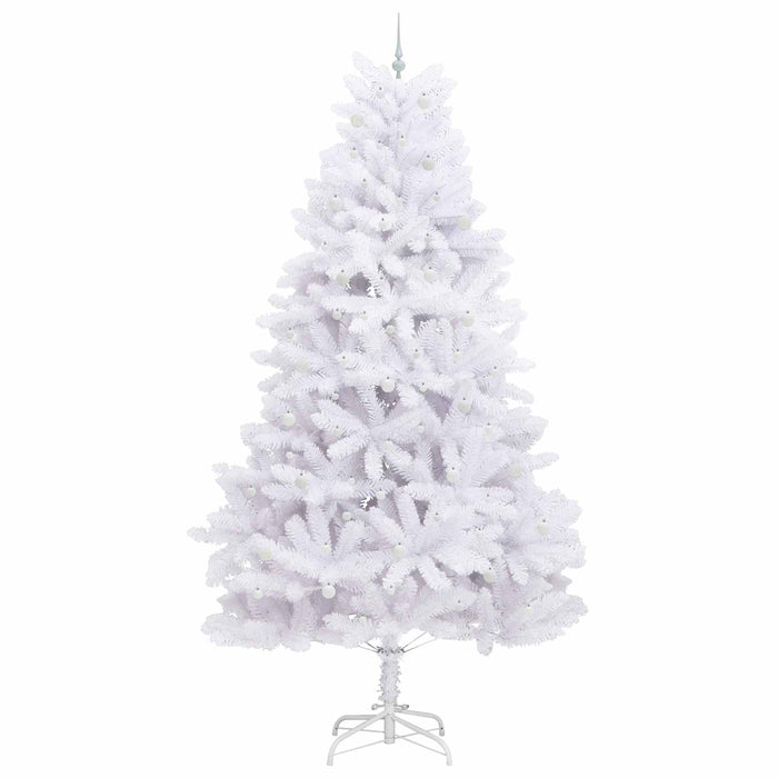 Albero di Natale Artificiale con Rami Pieghevoli Bianco 300 cm 3426633