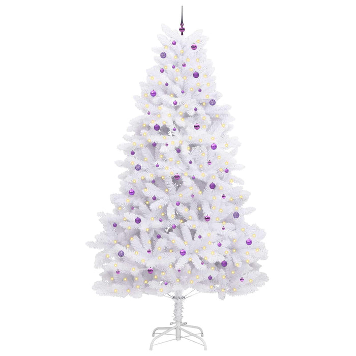 Albero di Natale Artificiale con Rami Pieghevoli Bianco 300 cm 3426636