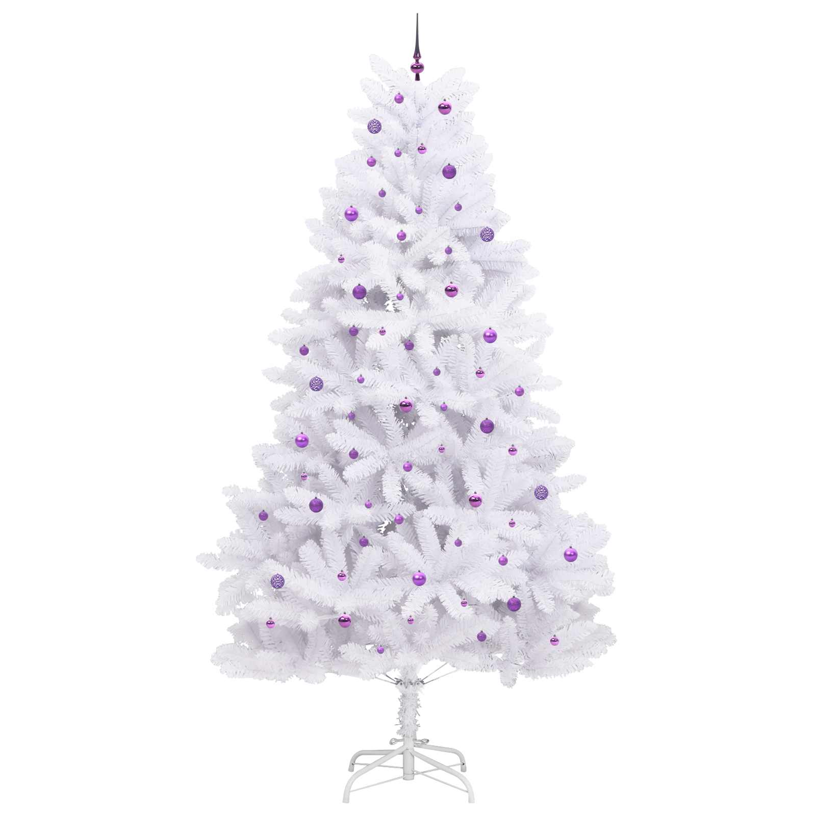 Albero di Natale Artificiale con Rami Pieghevoli Bianco 300 cm 3426636