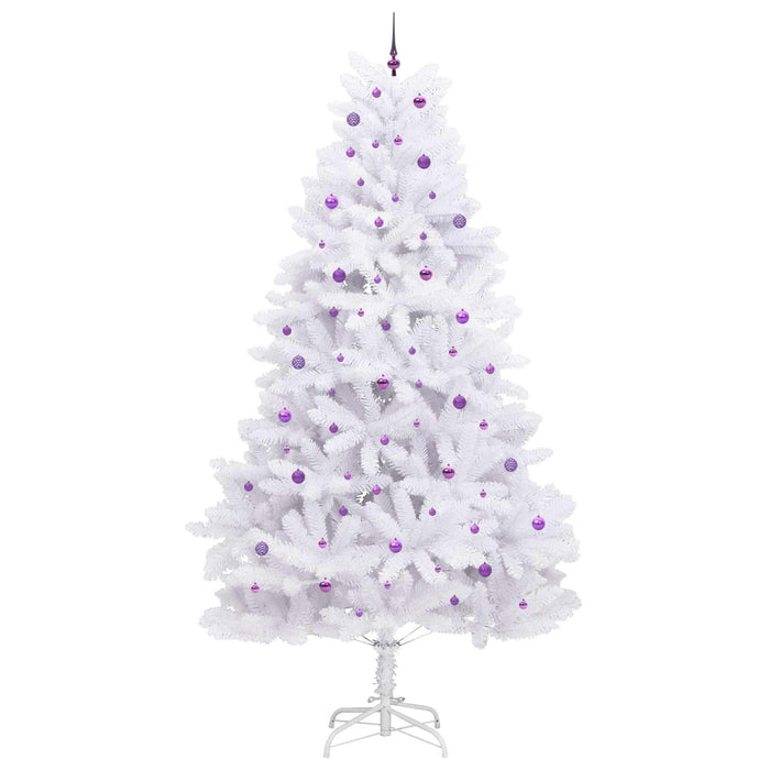 Albero di Natale Artificiale con Rami Pieghevoli Bianco 300 cm 3426636