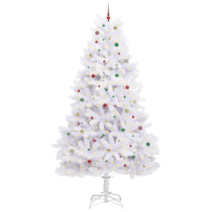 Albero di Natale Artificiale con Rami Pieghevoli Bianco 300 cm 3426638