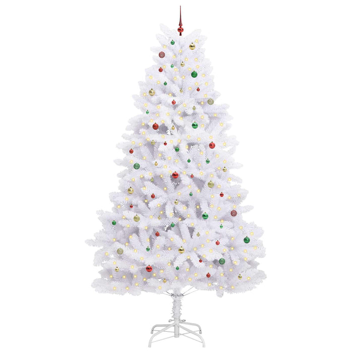 Albero di Natale Artificiale con Rami Pieghevoli Bianco 300 cm 3426638