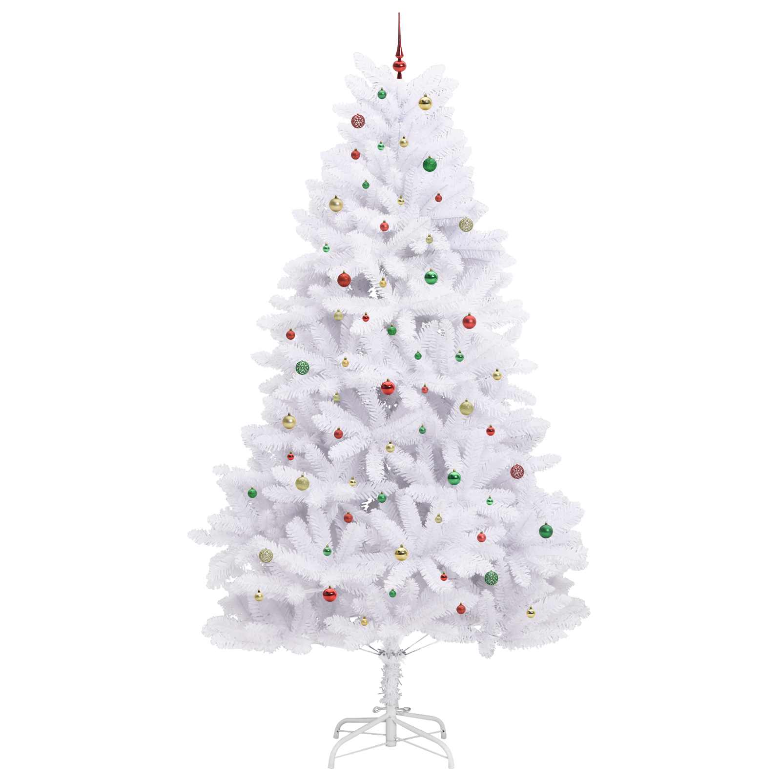 Albero di Natale Artificiale con Rami Pieghevoli Bianco 300 cm 3426638