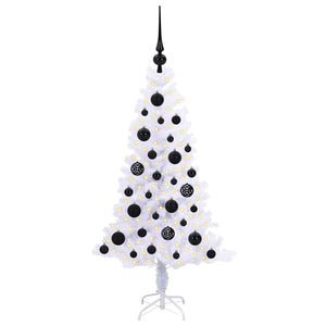 Albero di Natale artificiale Bianco 120 cm PVC e Acciaio 3426640