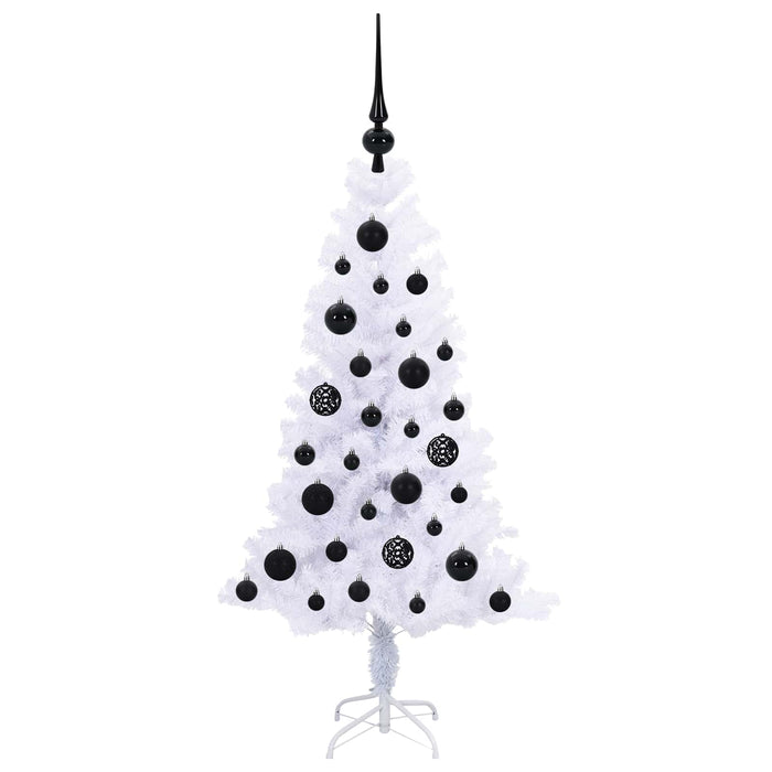 Albero di Natale artificiale Bianco 120 cm PVC e Acciaio 3426640